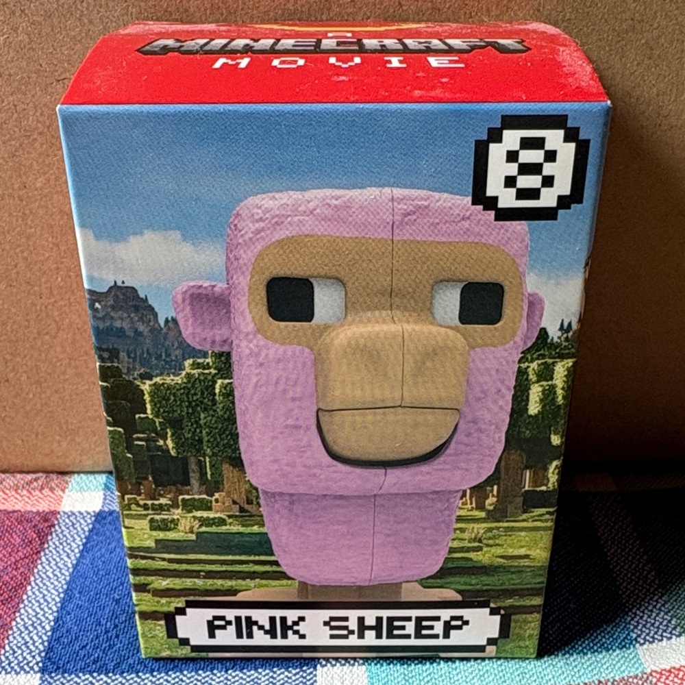 🍔🍟🍔 McDONALD’S A MINECRAFT MOVIE PINK SHEEP 🍔🍟🍔 NWT 🍔🍟🍔